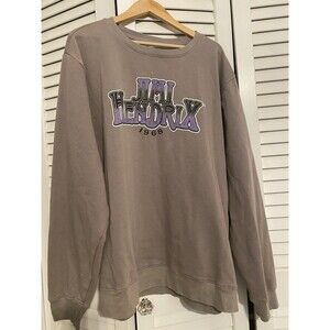 Authentic Hendrix Jimi Men’s Crewneck Pullover 2XL Graphic